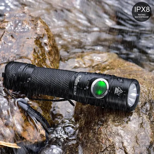 Vista 3 de Sofirn SC31 Pro linterna recargable de 2000 lúmenes, linterna recargable con potente LED SST40 6500K, para EDC, campamento, senderismo, pesca