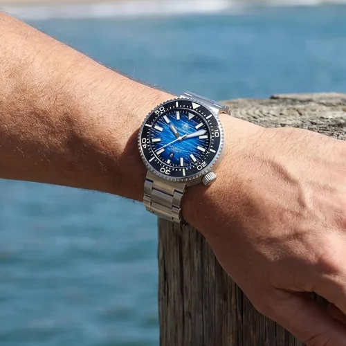 Vista 6 de ADDIESDIVE Diver 1000 M NH35 Reloj de buceo automático para hombre con 2545 azul acero/8215