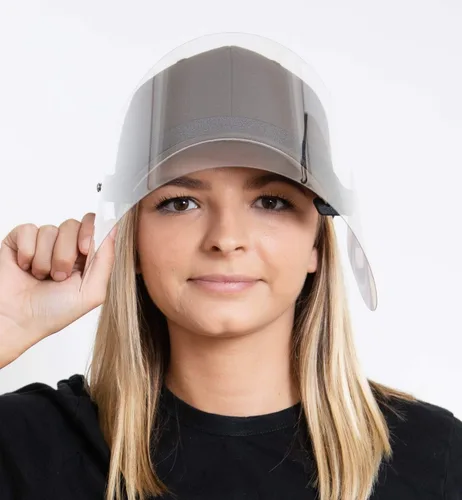 Vista 2 de HatShield - Gorra de béisbol con tapa, Negro