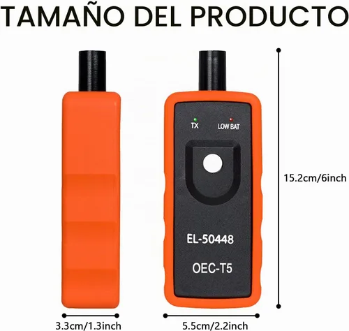 Vista 2 de EL-50448 TPMS Herramienta de reaprendizaje para sensor de neumáticos GM, herramienta de reinicio TPMS, herramienta de activación del sistema
