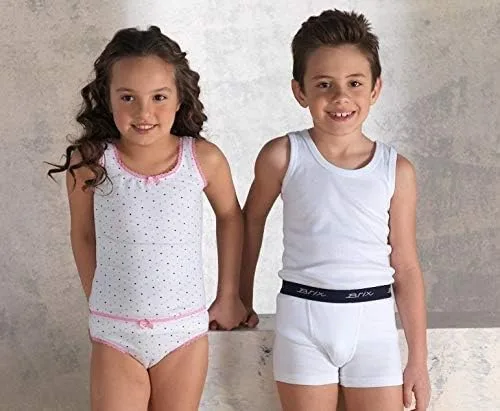 Vista 2 de Brix Camiseta sin mangas para niños, sin etiquetas, 100% algodón, súper suave, paquete de 4 novedades.