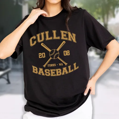 Vista 5 de Cullen Baseball Forks WA Shirts Sudaderas de béisbol sudaderas con capucha para mujeres y hombres, camisetas deportivas de equipo, horquillas
