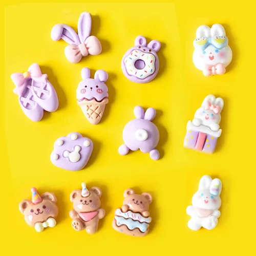Vista 2 de Cute Croc Charms for Girls Shoe Charms Decoration Peace Sandals Accessorie