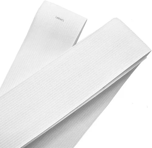 Vista 9 de Leline's Bobina elástica, banda elástica de punto elástico pesado para coser (0.6 pulgadas x 5 yardas)
