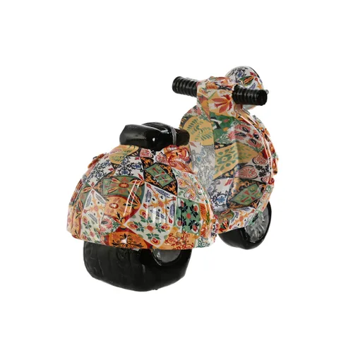 Vista 4 de Figura Decorativa Home ESPRIT Multicolor Mediterráneo scooter 14 x 8 x 11 cm (2 Unidades)