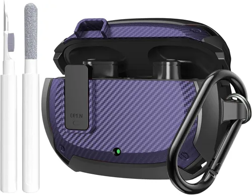 Vista 10 de Compatible con funda para Beats Studio Buds/Buds+ 2021/2023, [Bloqueo seguro] Funda protectora Cool Beats Studio Buds Plus para hombres y mujeres