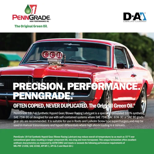 Vista 3 de PENN GRADE 1, 77666, FS Hypoid Gear/Soplador Racing Lubricante, 1 cuarto de galón