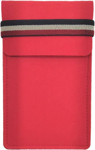 Vista 7 de Bolsa de almacenamiento de fieltro para teléfono celular, cartera protectora de fieltro para tarjetas de teléfono celular, bolígrafos para efectivo