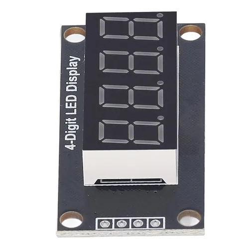 Vista 5 de Módulo de pantalla de tubo digital, chip de controlador TM1637 de 0.36 pulgadas, panel de pantalla LED de 7 segmentos, fácil instalación