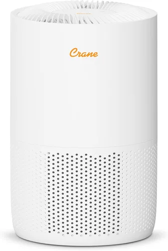 Vista 10 de Crane Purificador de aire True HEPA para el hogar, dormitorio y dormitorio, purificador de aire pequeño de hasta 150 pies cuadrados para polvo