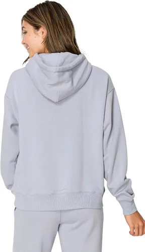 Vista 7 de Cali1850 Cloud Nine - Sudadera con capucha de forro polar para mujer, ajuste relajado, capucha de doble capa, puños y dobladillo acanalados