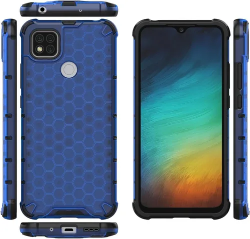 Vista 300 de Pzwoxukhov Funda compatible con Redmi A1, compatible con Redmi A2 Honeycomb Anti-caída Absorción de Golpes Negro
