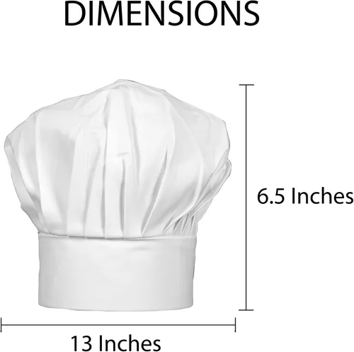 Vista 5 de HIC Harold Import Co. Textiles gourmet para chef, adulto