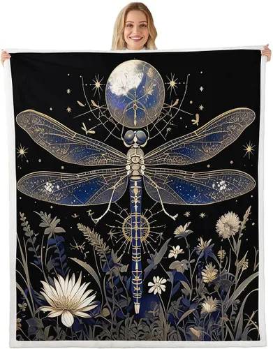 Vista 14 de Erosebridal Rooster Fleece Throw Blanket 40"x50" for Bedroom Living Rooms Sofa Couch,Chicken Farmhouse Sherpa Blanket,Wildflower Fuzzy Plush