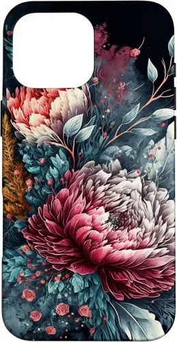 Vista 19 de Winter Floral Flower Design Case for iPhone 17