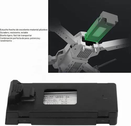 Vista 2 de 5 unids RC Drone reemplazo de batería, 3.7 V 1800 mAh batería de iones de litio para E88 E88PRO LsE525 E525 PRO