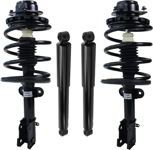 Vista 8 de Detroit Axle - Kit de 4 puntales para Ford Escape 2014-2019, 2 amortiguadores traseros ensamblaje 2 puntales delanteros y resortes helicoidales 2015