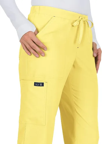 Vista 3 de KOI Basics - pantalón médico de cintura baja y cómodo para mujer
