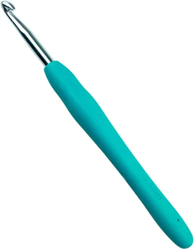 Vista 18 de Mdoker Tamaño B/1 (0.079 in), ganchos de ganchillo extra largos para manos artríticas, mango ergonómico suave para principiantes y amantes