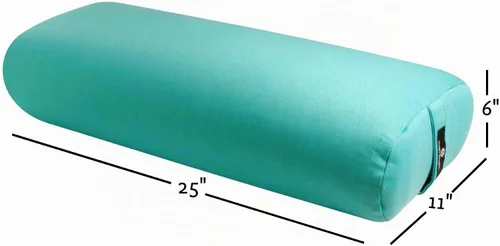 Vista 2 de Hugger Mugger Soporte estándar para yoga - Firme, de apoyo, hecho a mano, duradero Aguamarina