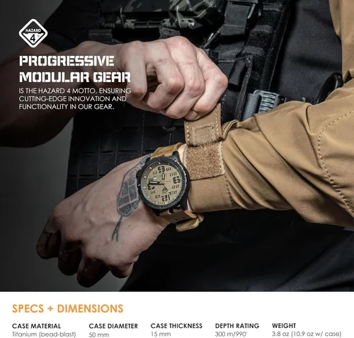 Vista 42 de HAZARD 4 Heavy Water Diver™ : Titanium Tritium Dive-Watch