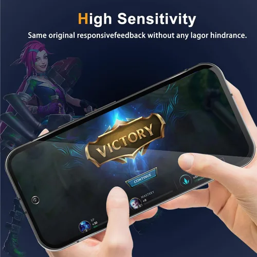 Vista 6 de Protector de pantalla de privacidad para Google Pixel 9A 5G, película protectora de vidrio templado de dureza 9H [paquete de 2+2] protector de lente