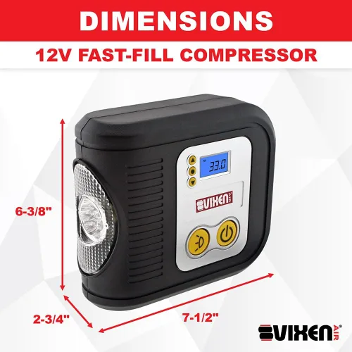 Vista 2 de Vixen Air Neumático portátil multiusos del compresor 12V/juguete/inflador inflable VXI3232P