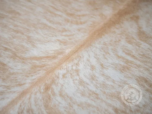 Vista 4 de Sunshine Cowhides Alfombra exótica de piel de vaca palomino 100% auténtica, color beige, alfombra de estilo moderno y alfombra para sala de estar