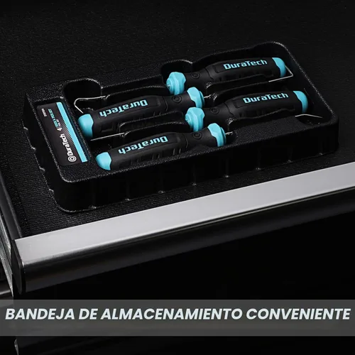 Vista 7 de DURATECH Juego de 4 ganchos y púas, compensación, recto, selección de 90° y gancho