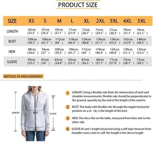 Vista 5 de Showudesigns XS-5XL Sudadera con capucha con cremallera para mujer