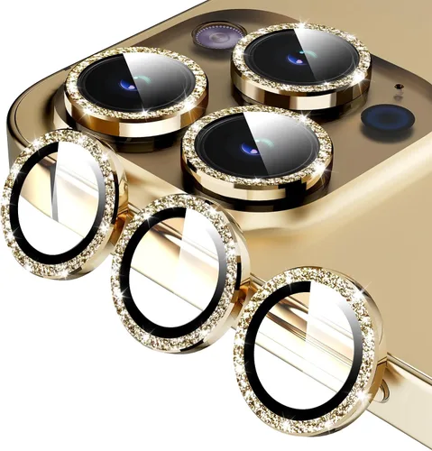 Vista 26 de Jeluse Paquete de 2 protectores de lente de cámara para iPhone 16 Pro Max/iPhone 16 Pro/iPhone 15 Pro Max/iPhone 15 Pro/iPhone 14 Pro Max/iPhone 14