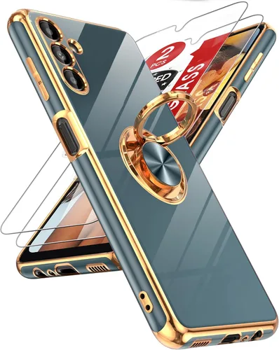 Vista 157 de LeYi Funda para iPhone XR: con Protector de Pantalla de Vidrio Templado [Paquete de 2] Soporte de Anillo Giratorio de 360°, Soporte Magnético