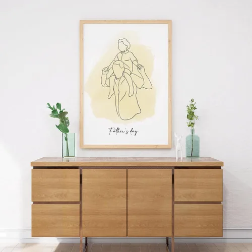 Vista 7 de NAZENTI Retrato de dibujo de una línea, retrato de pareja personalizado, regalos de pareja, lienzo personalizado, póster de retrato personalizado