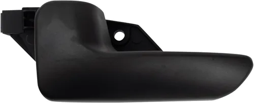 Vista 60 de TRQ Manija de puerta interior delantera izquierda cromada y negra para el lado del conductor compatible con Ford F-150 2012-2014