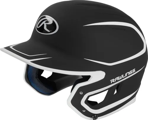 Vista 9 de Rawlings Casco de bateo de béisbol MACH Mate de dos tonos Tamaños JR y SR Varios