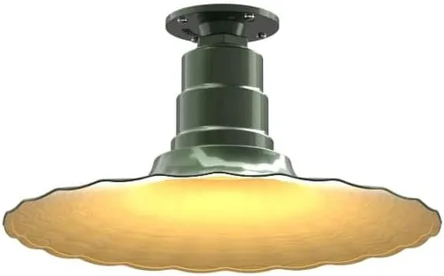 Vista 14 de Steel Lighting Co. Colgante Eagle Rock Lámpara montada en el techo Onda radial de 16 pulgadas vástago de 12 pulgadas Acero resistente