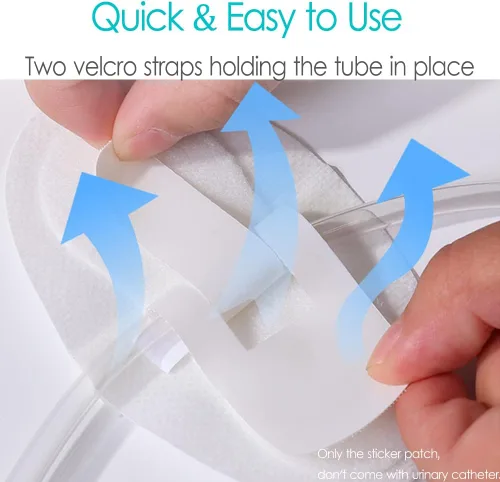 Vista 3 de Dispositivo de Estabilización de Catéter, Soportes para Tubos de Alimentación, Parche de Diálisis PD para Tubo PEG, Tubo J, Tubo G, Accesorios