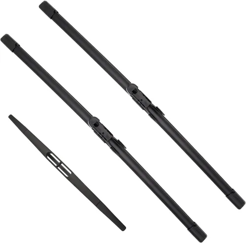 Vista 28 de JustCar - 3 limpiaparabrisas para Jeep Wangler 2007-2017 y Jeep Wrangler JK 2008-2018, repuesto de equipo original - 15, 15 y 12E pulgadas - juego