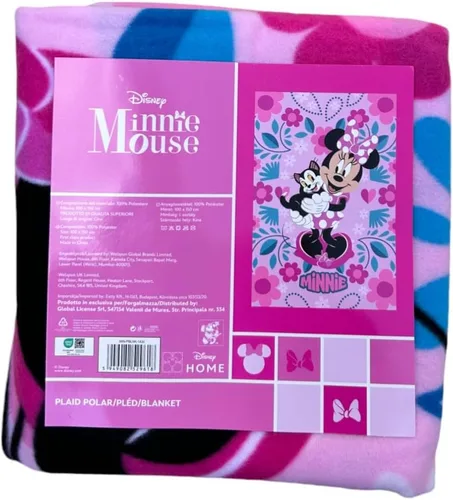 Vista 6 de MinnieMouse The Coolest Mouse in the World - Manta ligera y elegante (blanco)