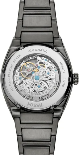 Vista 4 de Fossil Men's Everett Stainless Steel Mechanical Automatic Watch