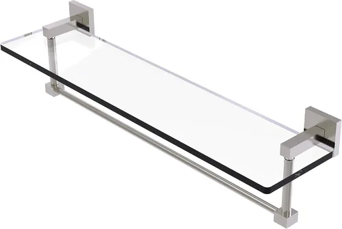 Vista 11 de Allied Brass MT-1-16TB Montero Collection - Estante de cristal integrado para tocador de 16 pulgadas, color negro mate