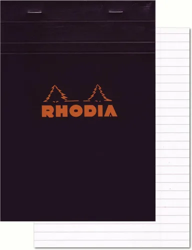 Vista 4 de Rhodia Libreta A7 engrapada Anaranjado