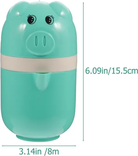 Vista 2 de Exprimidor de frutas portátil manual compacto para exprimidor de leche de soja cítrica, exprimidor de leche de soja, ligero y no eléctrico, para uso