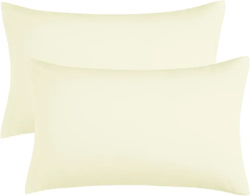 Vista 16 de PiccoCasa Fundas de almohada con cremallera, 100% microfibra cepillada de poliéster, juego de 2, fundas de almohada estándar suaves y cómodas
