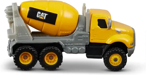 Vista 2 de CAT Construction Toys CAT Construction - Paquete de 3 vehículos de metal fundido a presión, camión volquete/mezclador de cemento/nivelador