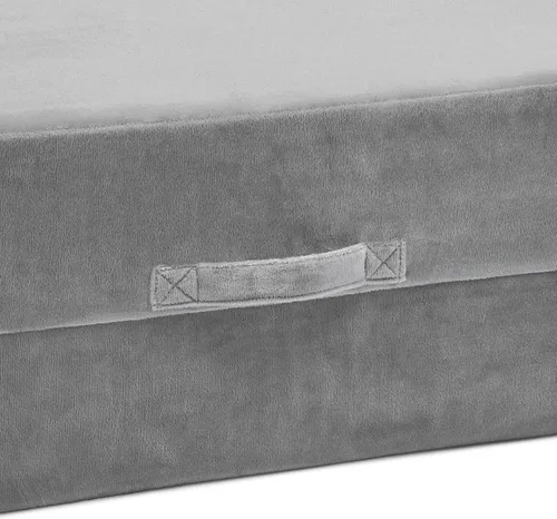 Vista 13 de Delta Children Cozee - Juego de tumbona y sofá de 4 piezas, color gris