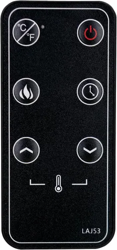 Vista 5 de Mando a distancia de repuesto para calentador eléctrico de chimenea Covenant LFP-Remote