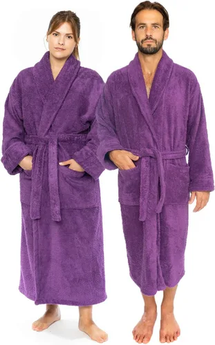 Vista 3 de Classic Turkish Towels - Luxury Terry Cloth Robe for Men and Women, 100% Turkish Cotton, Soft and Plush, Long Unisex Bathrobe