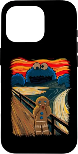 Vista 20 de Cookie Muncher The Scream Munch Monster Joke Funda para iPhone 17