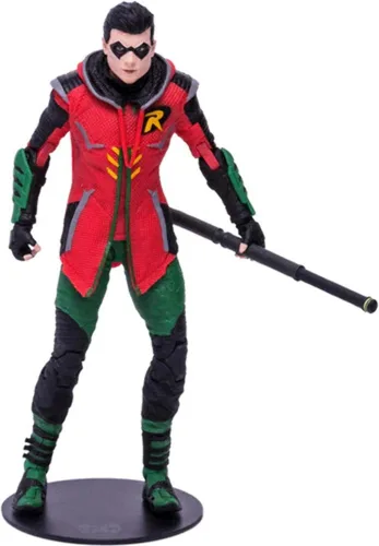 Vista 5 de McFarlane Toys DC Multiverse Robin (Gotham Knights) Figura de acción de 7 pulgadas con accesorios